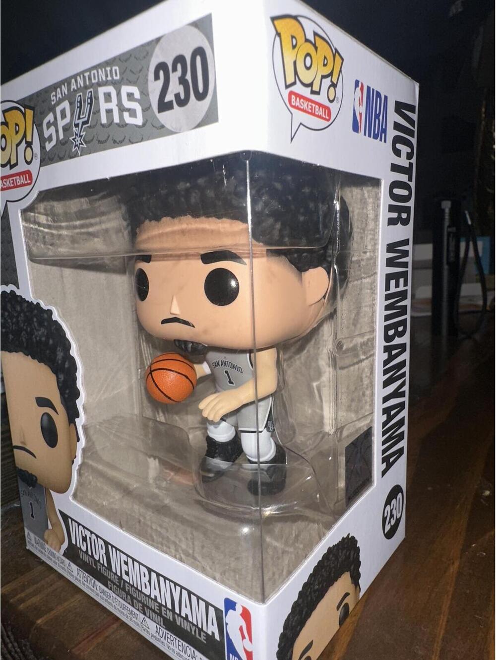 Funko Pop! Basketball NBA Victor Wembanyama #230 San Antonio Spurs Vinyl Figure